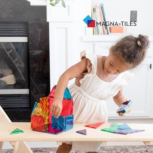 MAGNA-TILES Classic 32-Piece Magnetic Construction Set