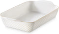 DOWAN 9x13 Deep Lasagna Baking Dish, Ceramic Casserole Dish for Oven