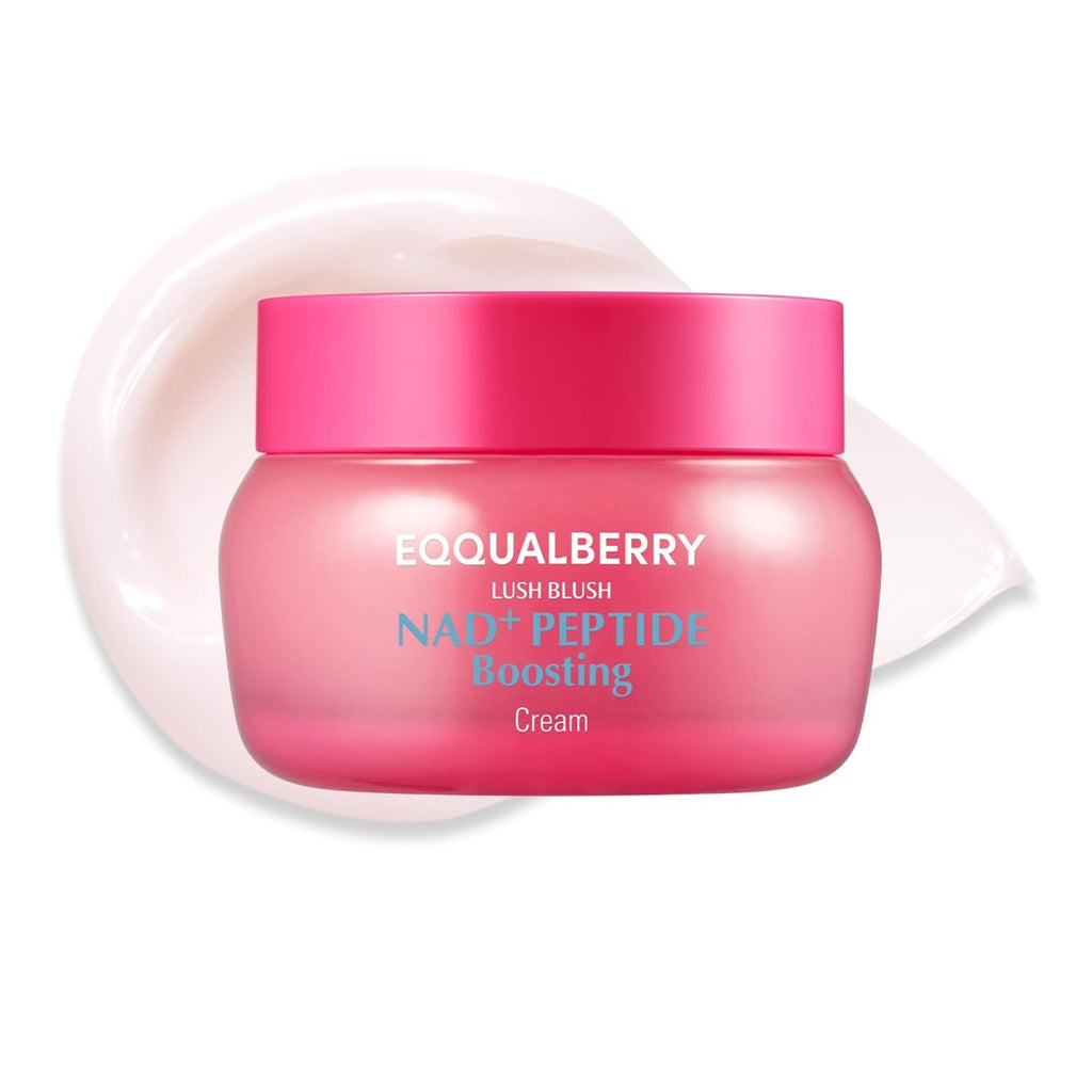 EQQUALBERRY NAD+ Peptide Boosting Cream – NAD+ 5% & 13 Peptides Anti-Aging