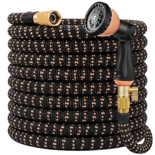 100 ft Expandable Garden Hose, Lightweight Expanding Water Hose with 10