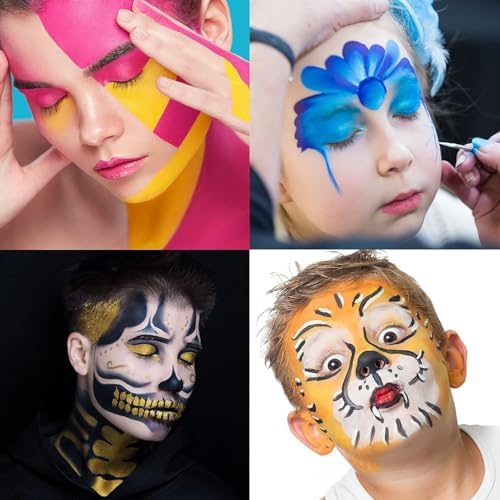 UCANBE Face & Body Paint, Water Activated SFX Makeup Palette