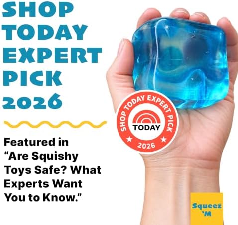 Original BigBlok Premium Stress Cube, Squishy Fidget Toy, Kids & Adults
