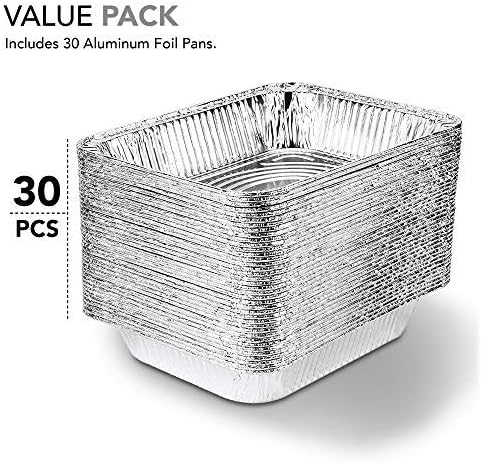 Stock Your Home Aluminum Pans 9x13 Disposable Foil Pans (30 Pack)