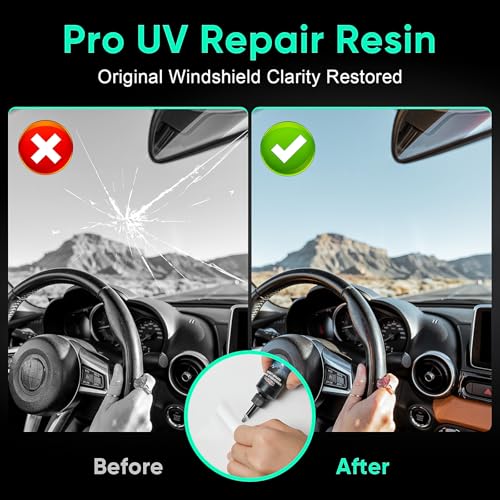Windshield Chip Repair Kit - 2026 Upgrade Glass Repair Kit