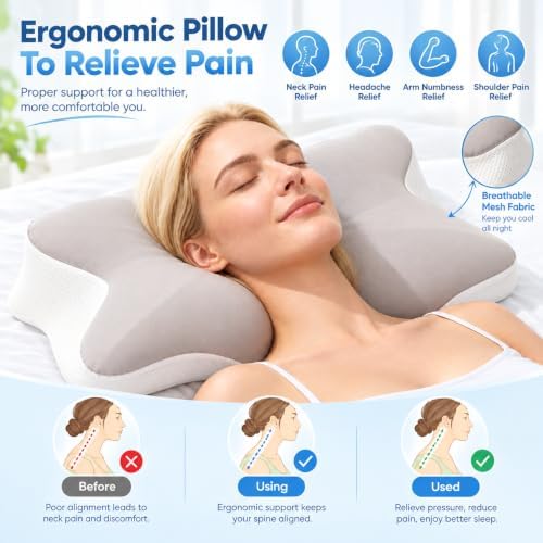 Cooling Cervical Pillow for Pain Relief