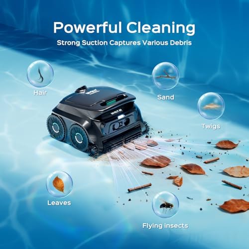 WYBOT B1 Robotic Pool Vacuum Cordless Pool Cleaner Robot for Inground Pools