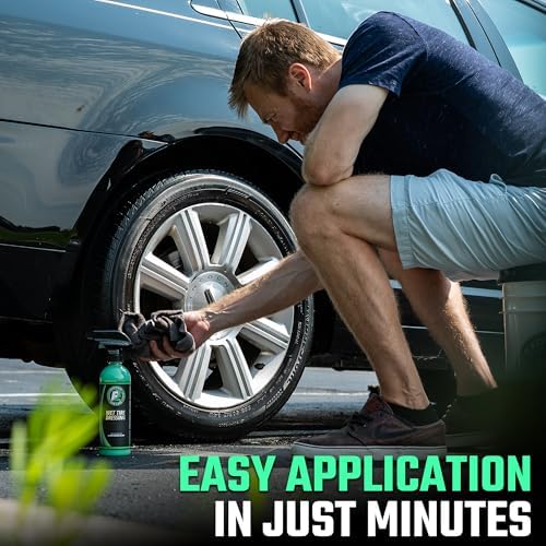 ExoForma Wet Tire Dressing Spray - Extremely High Shine Tire Dressing for That Wet Look