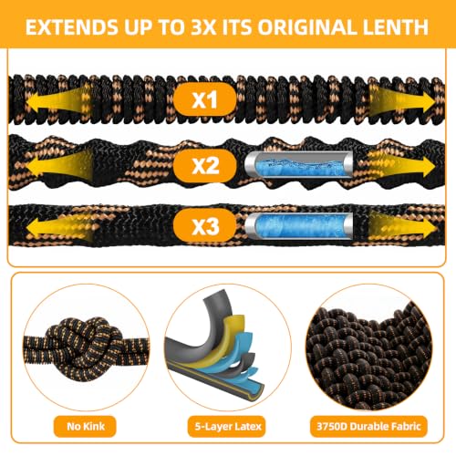 100 ft Expandable Garden Hose, Lightweight Expanding Water Hose with 10