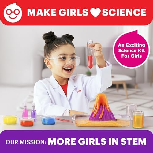 Doctor Jupiter Girls' First Science Experiments Kit for Kids Ages 4+