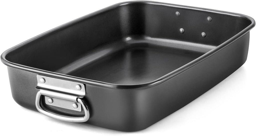 Lasagna Pan 3 Inch Deep, 15x10 Baking Pan for Oven, Nonstick Cake Baking Dish for Brownie - lasagna pan extra deep