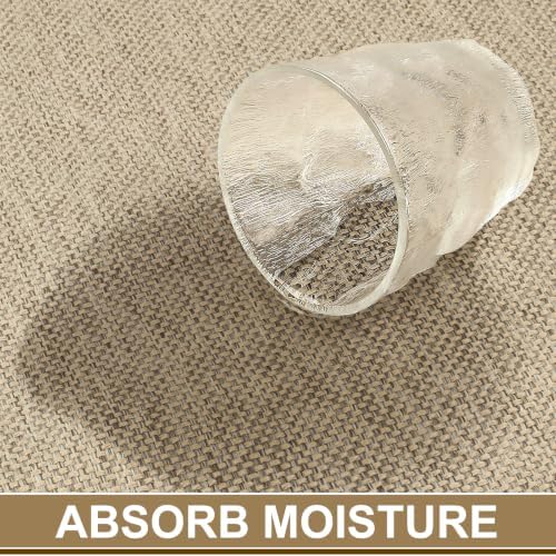 Door Mat 17"x29", Non Slip Washable Indoor Door Mat, Khaki