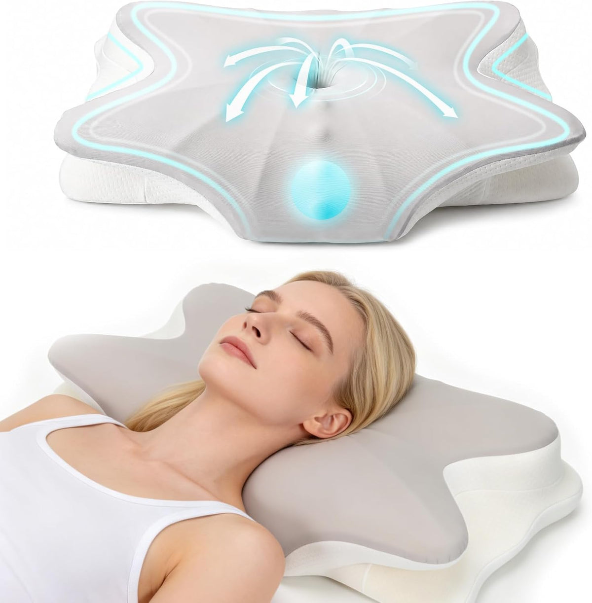 Cooling Cervical Pillow for Pain Relief