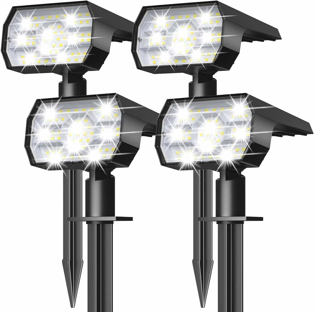 NYMPHY Solar Lights Outdoor Waterproof - 4 Pack