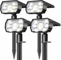 NYMPHY Solar Lights Outdoor Waterproof - 4 Pack