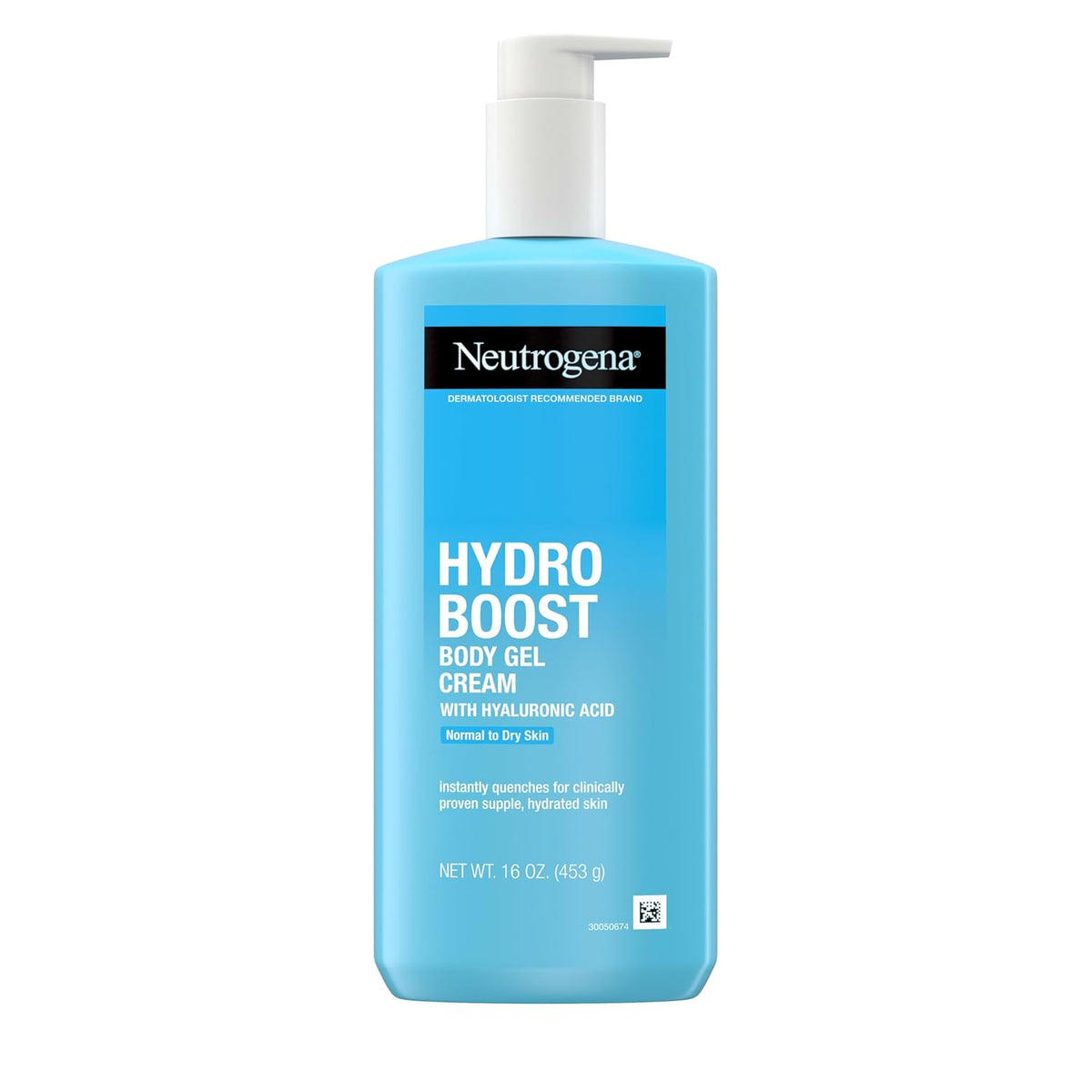 Neutrogena Hydro Boost Body Gel Cream, Hydrating Body Lotion with Hyaluronic