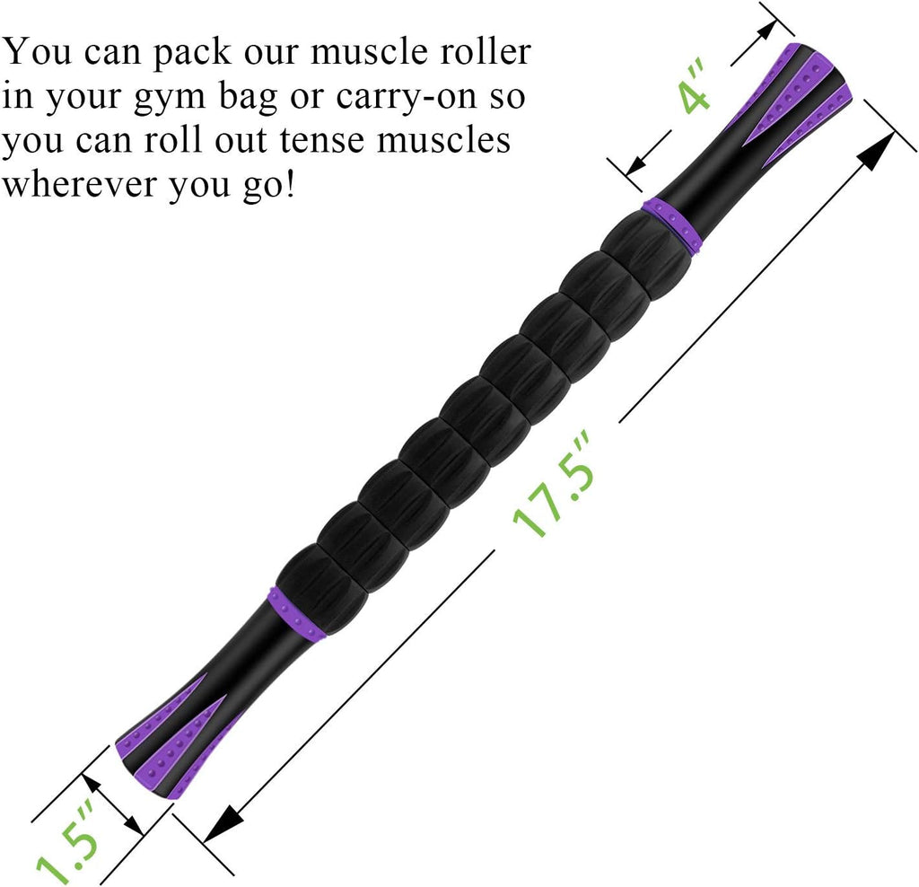 Muscle Roller Massage Roller Stick- Deep Tissue Fascia Blaster for Myofascial
