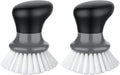 MR.SIGA Dish Scrub Brush, Palm Brush Dish Scrubber with Ergonomic Grip