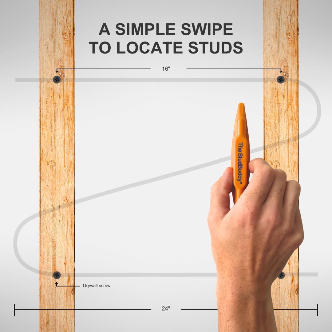 The Original StudBuddyå¨ Magnetic Stud Finder - Made in the USA - Easy to Use