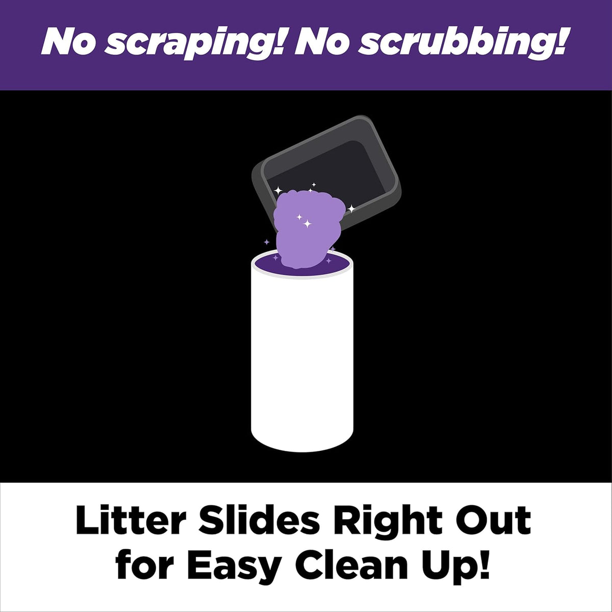 ARM & HAMMER Clump & Seal SLIDE Platinum Multi-Cat Clumping Cat Litter, Easy