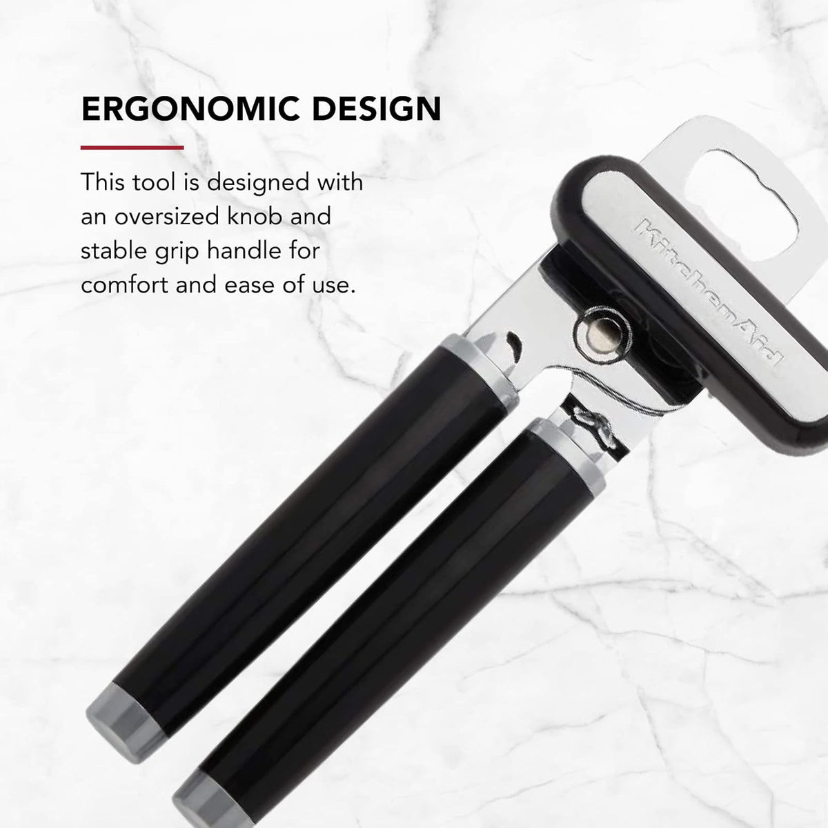 KitchenAid Classic Multifunction Can Opener and Bottle Opener Easy to Use