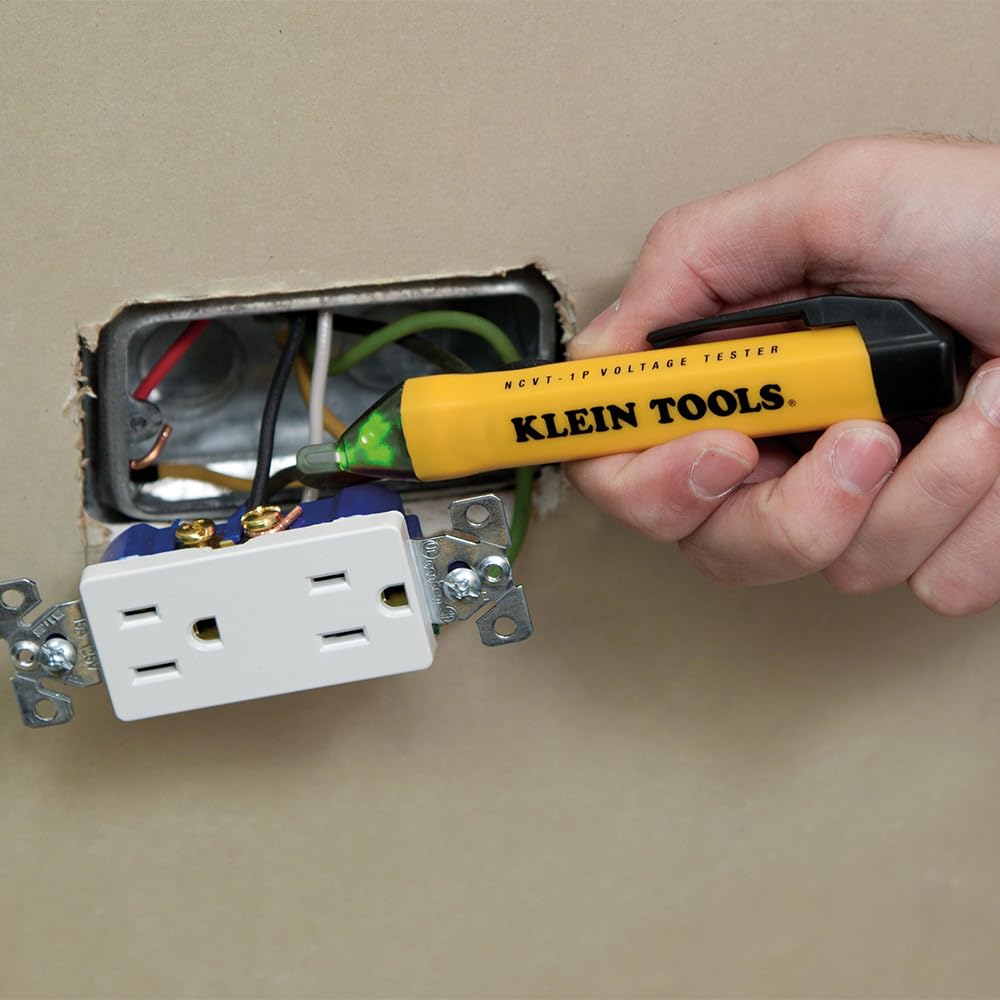 Klein Tools NCVT1P Voltage Tester, Non-Contact Low Voltage Tester Pen, 50V to