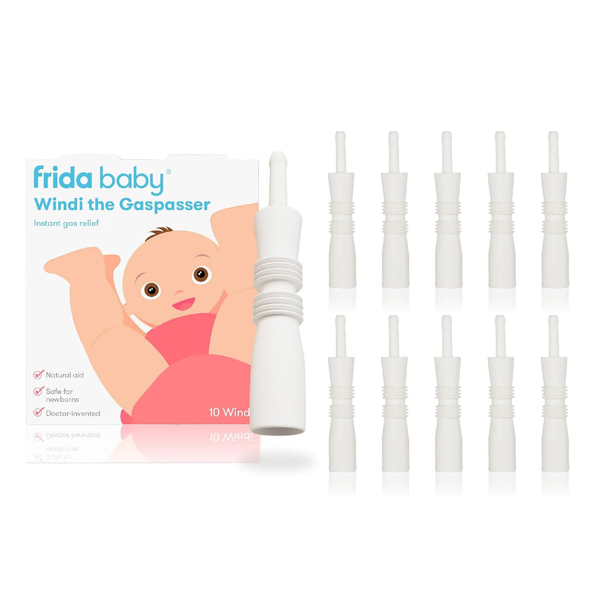 Frida Baby Windi Gas Passer, Baby Gas Relief, Made in USA, 100% Natural, Safe