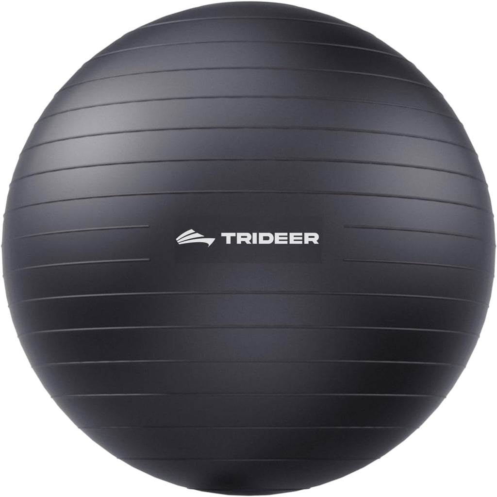 Trideer Exercise Ball for Yoga, Pilates & Fitness – Stability Ball Equipment