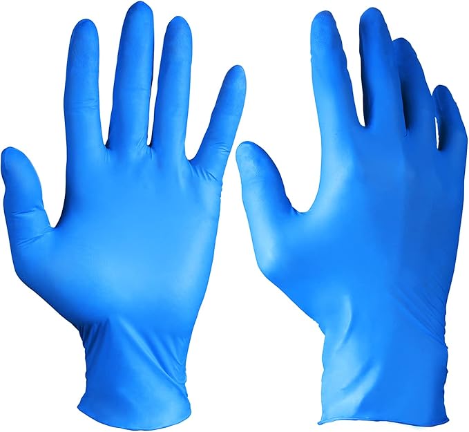 PEIPU Nitrile Disposable Gloves，Powder Free, Cleaning Service Gloves, Latex