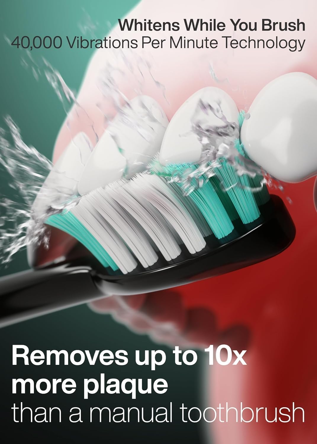Aquasonic Black Series Ultra Whitening Toothbrush – ADA Accepted Electric