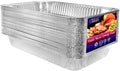 Aluminum Deep Foil Pans Full Size, Large Disposable Roasting & Baking Pan
