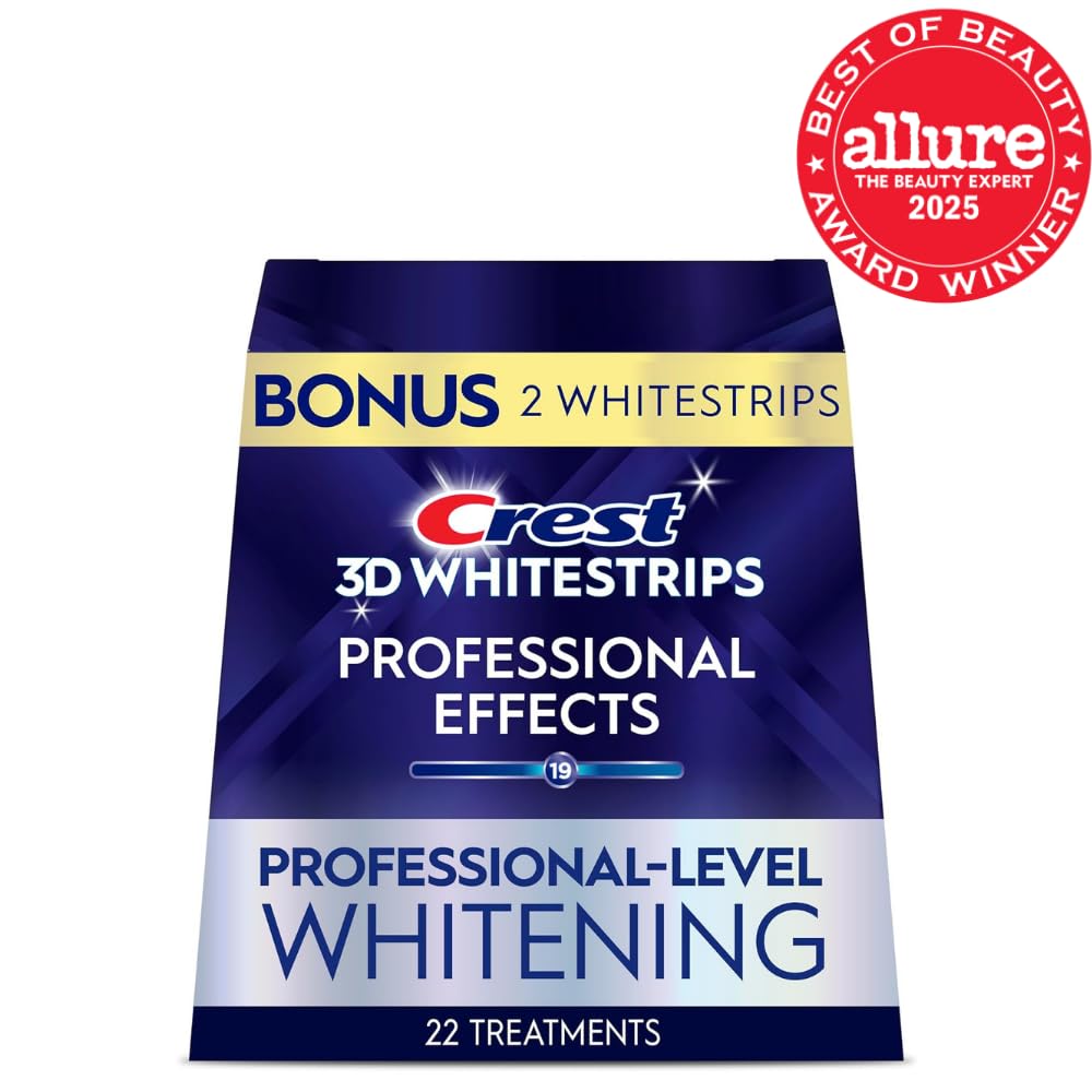 Crest 3D Whitestrips Professional Effects – Teeth Whitening Kit, 22