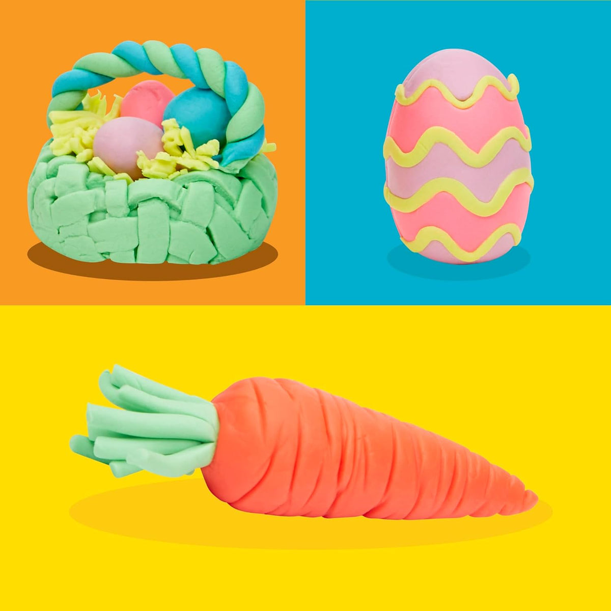 Play-Doh Eggs 24-Pack, Dinosaur & Dragon Egg Hunt Toys, Modeling Compound for