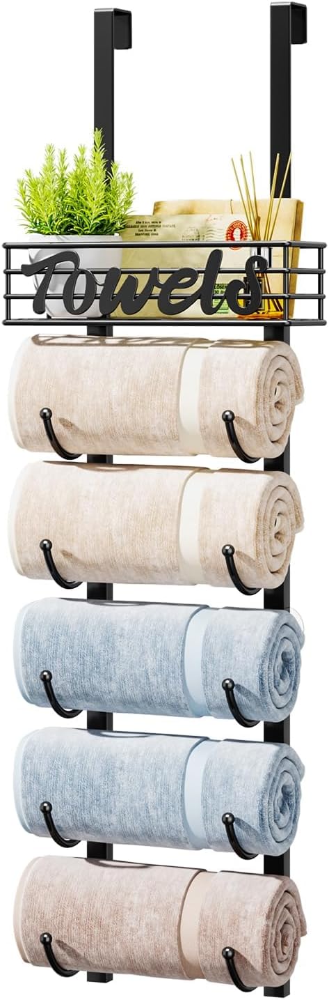 HapiRm Towel Racks for Bathroom Storage