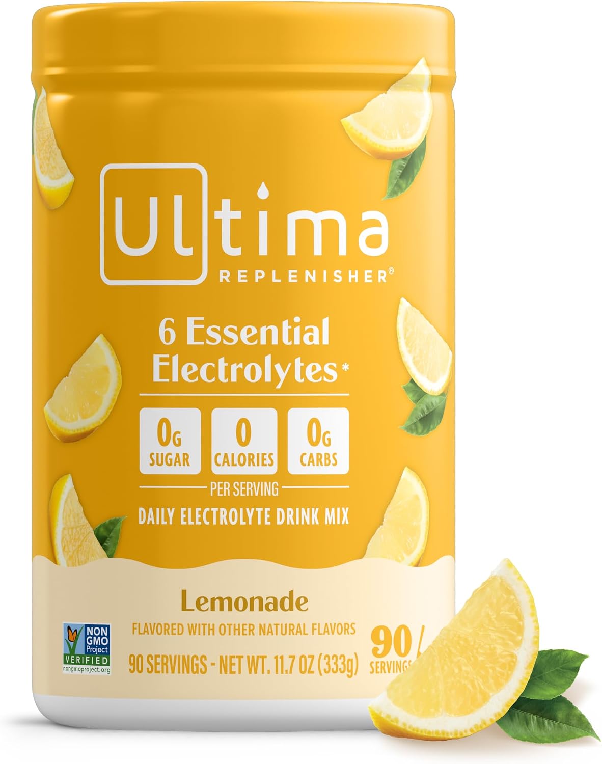 Ultima Replenisher Daily Electrolyte Powder Drink Mix, 90-Serving Canister