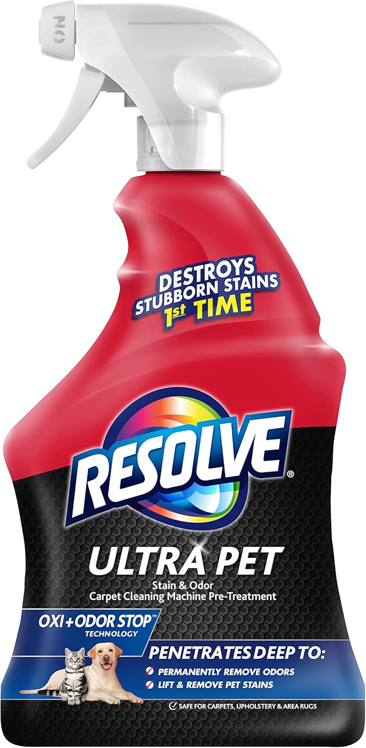 Resolve Ultra Pet Carpet Cleaner Spray – for Removal of Pet Stains & Odors