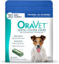 ORAVET Dental Chews for Dogs, Oral Care and Hygiene Chews (Small Dogs, 10-24