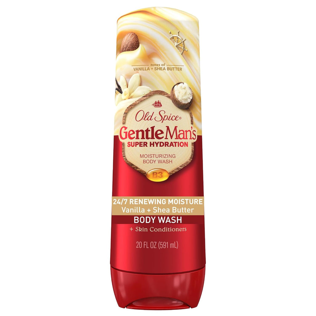 Old Spice Body Wash GentleMan’s Super Hydration for Men, 24/7 Renewing