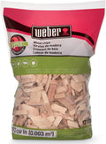 Weber Apple Wood Chips, 2 lb – Premium BBQ Smoking & Grilling Chips for