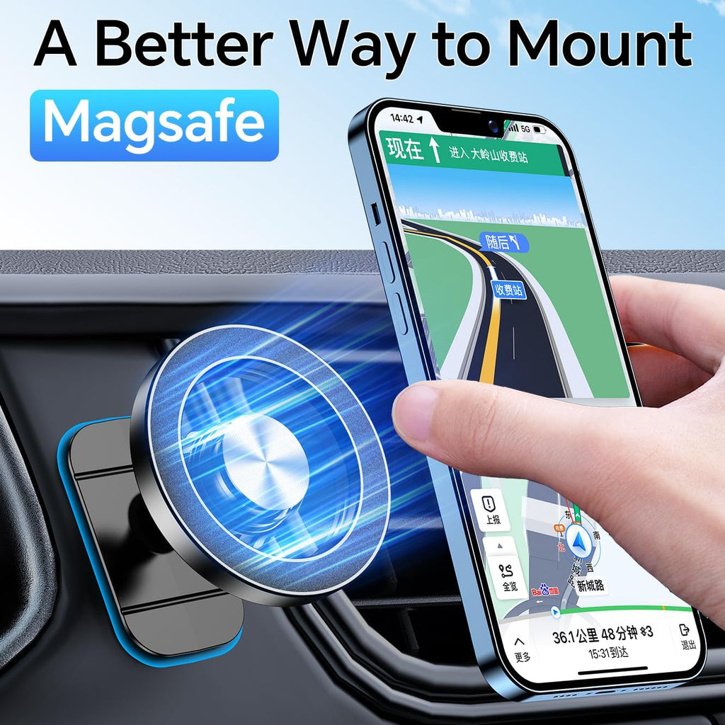 Kaistyle for Magsafe Car Mount 20 Strong Magnets Magnetic Phone Holder for