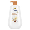 Dove Body Wash with Pump Pamper Shea Butter & Vanilla for 24hr Lotion-Soft