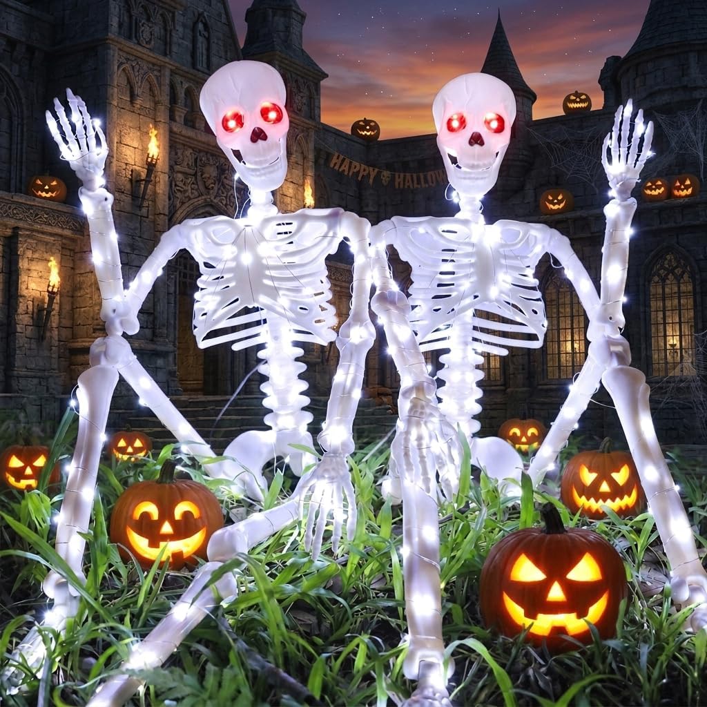 Halloween Decorations Outdoor Skeletons Set