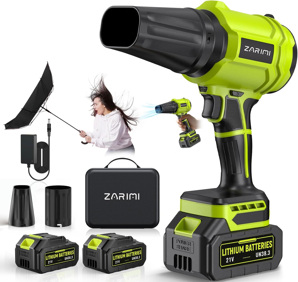 YUQUESEN Cordless Leaf Blower, 980 - yuquesen cordless leaf blower 980 000 rpm