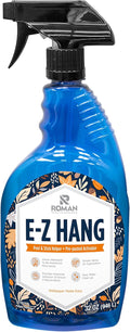 Roman’s E-Z Hang Peel & Stick Wallpaper Helper, Clear, Non-Staining, 32 Fluid