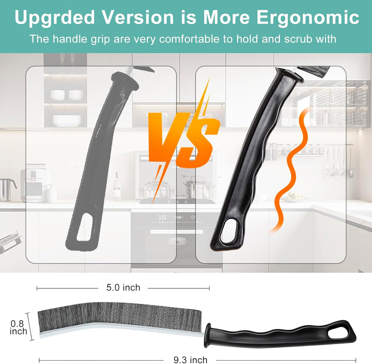Crevice Cleaning Brush，Hard-Bristled Grout Brush，2026 New Multifunctional Gap
