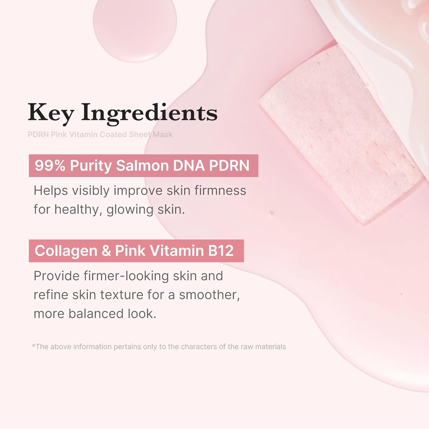 medicube Salmon DNA PDRN Pink Vita Coating Sheet Mask 10EA - Korean sheet