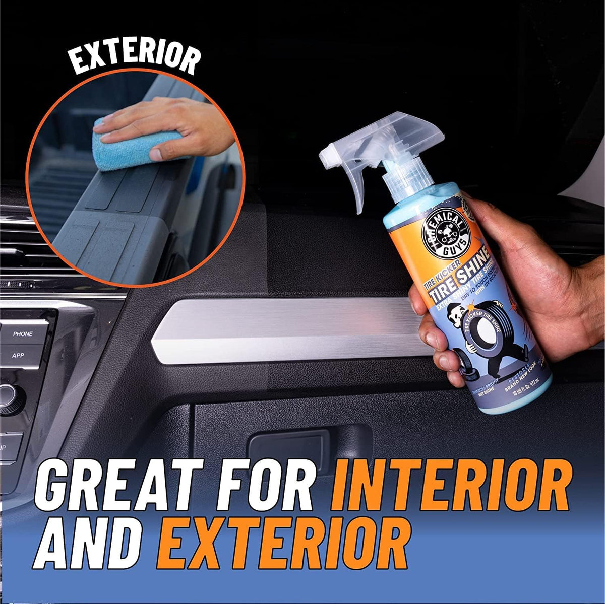 Chemical Guys Tire Kicker Sprayable Extra Glossy Tire Shine Spray