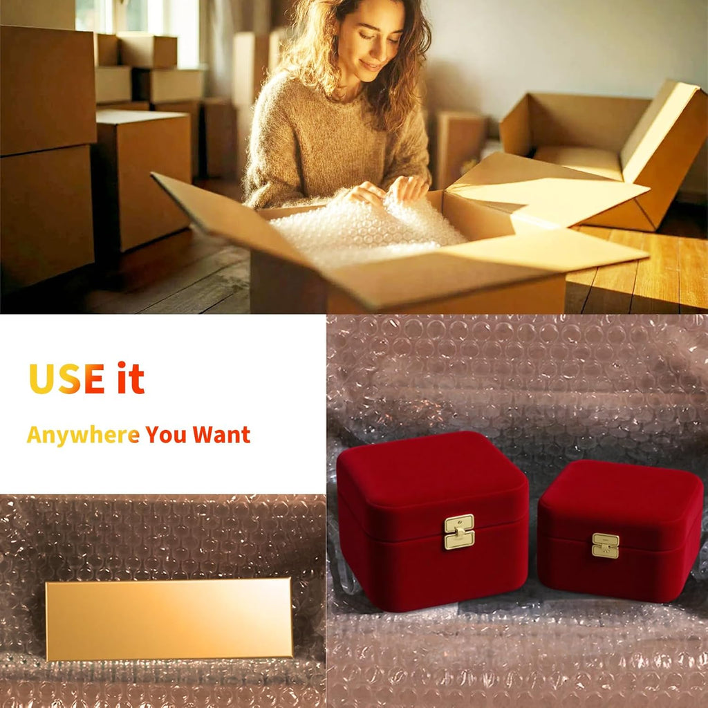 Bubble Cushioning Wrap 2 Pack 12 Inch x 72 ft Bubble Wrap for Packing，Moving
