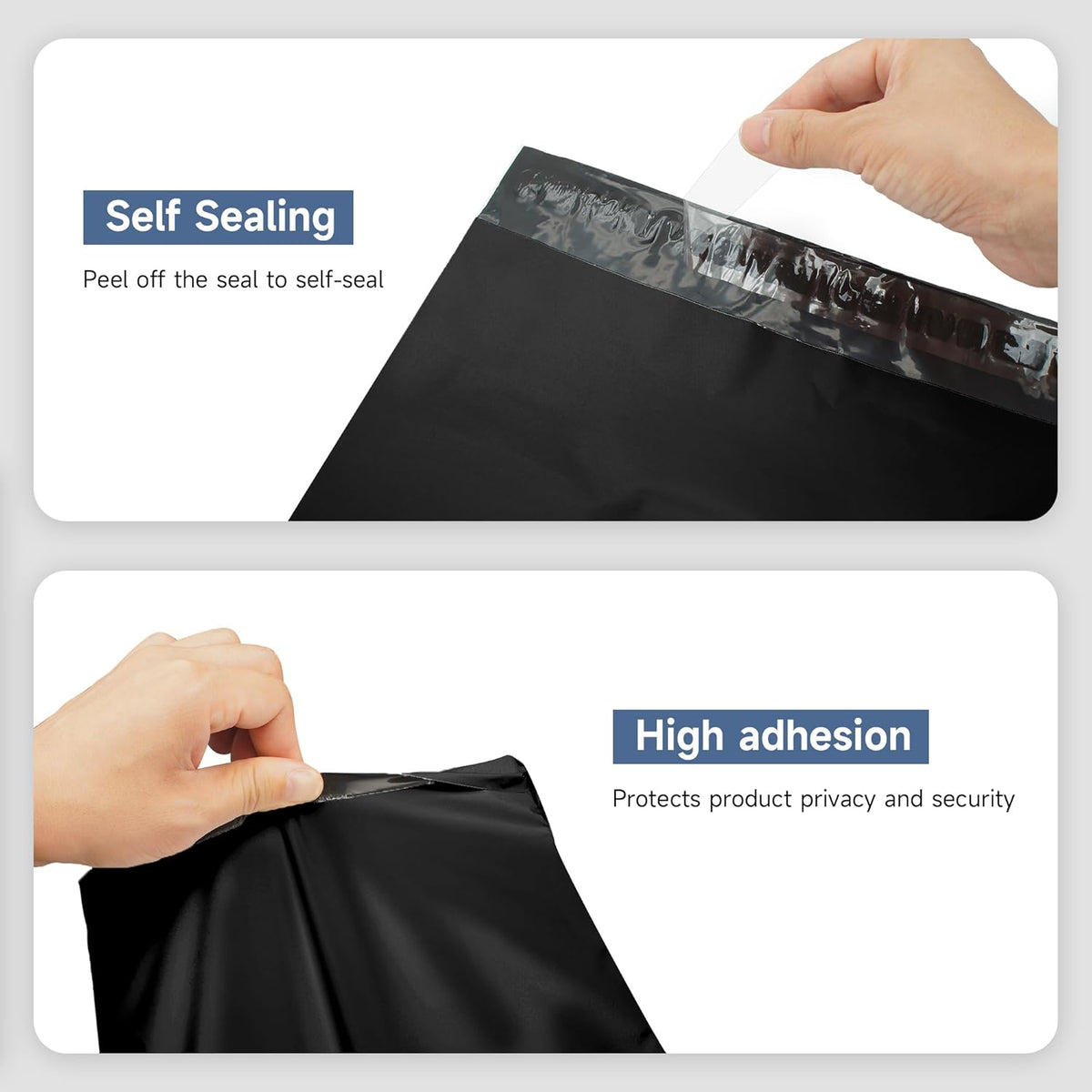 KKBESTPACK 100 Large Poly Mailers 10x13 Shipping Bags for Small Business