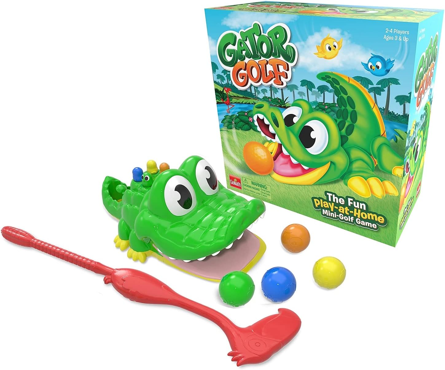 Gator Golf - Putt The Ball into The Gator's Mouth to Score Game by Goliath
