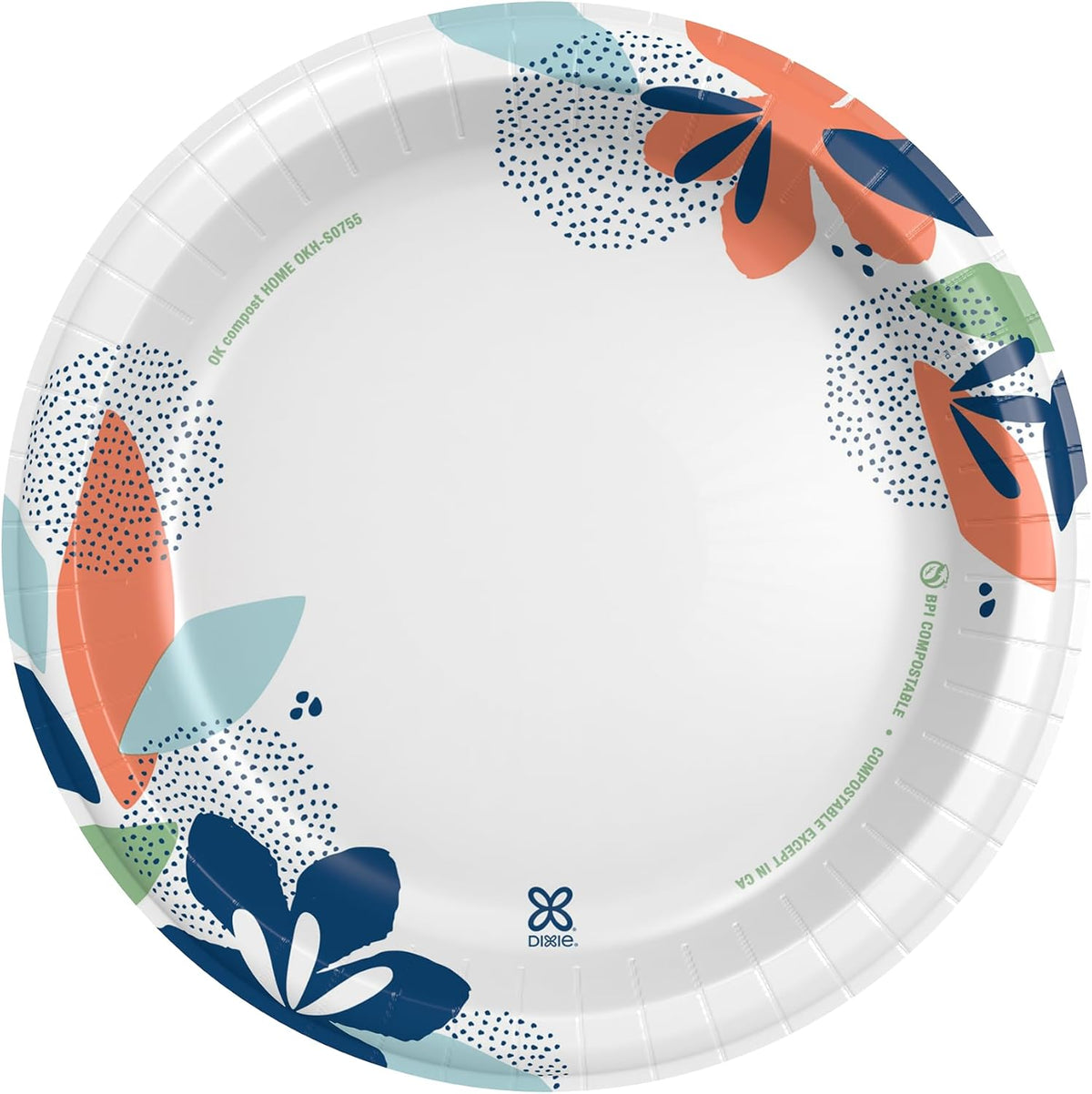 Dixie Large Paper Plates, 10 Inch, 150 Count, 2X Stronger*, Microwave-Safe